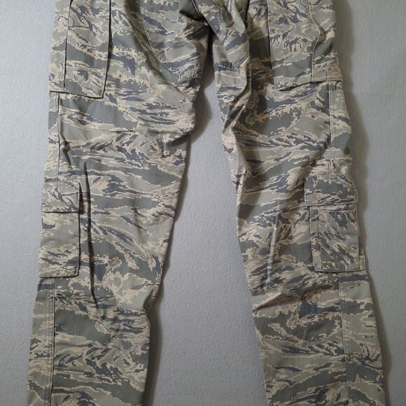 US Air Force ABU Utility Trousers Pants Mens 34x35 Green Beige Digital Camo - Picture 12 of 12